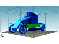 Lanchester armour car in russian army by Custom77