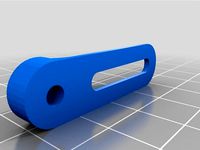 Hinge for Extruder Heatsink (Anet A8) by Kelle8 (Modded to use default screws) by Taibhse_Designs