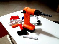 toy tool : Cordless screwdriver / drill by Goofy34