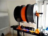 Anet A8 Spool Holder  support bobines x3 by passager