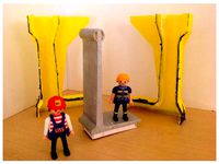 Berlin Wall segment Playmobil Scale by monchete