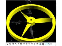 OpenScad - Twisted Blades by KySyth