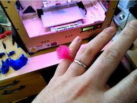 3D Printed PomPom ring by cymon