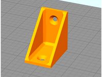 Large L-bracket with 4mm screw hole by Chai_Yu_Zheng