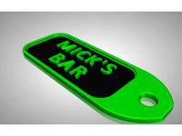 Mick's Bar key fob by bobmoffat