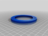 Carriage belt gt2 130cm x 6mm by dester