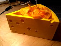 Green Bay Packers Cheesehead snack bowl by quermann
