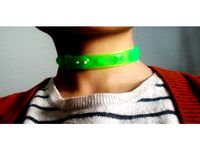 PLA-printable Flexible Minimalist Geometric Choker Necklace  by bunnyfuzz