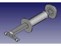 Spool holder for Dagoma DiscoEasy or Discovery 200 by Christian98709