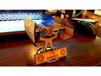 Mini Star Wars Tie Bomber with Stand by JoeSnuffie