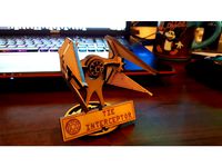 Small Tie Interceptor with Stand Lasercut by JoeSnuffie