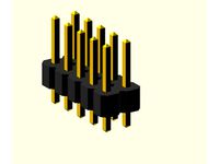 OpenSCAD Customizable Pin header 3D model by karfes