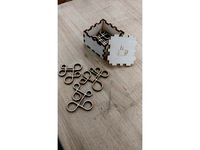 Abstract Drink or Coffee Coasters with Storage Case by Happy_Go_Lucky