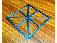 XY Calibration Square - 100mm by JohnOCFII