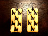 Rounded Corners Earrings by jchun444