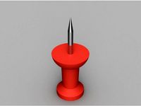 Push Pin (functional) by brian_strickler