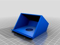 Geeetech i3x Acrylic - Front Box for 19mm LED Switch by Warboy