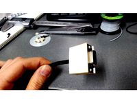 one-piece simple D-SUB (serial) 9pin connector housing by Fwah