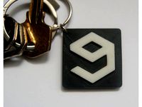 9gag logo keyring by RoudCach