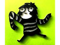 Sarah scribbles keychain by jcarolinares