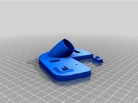 Top Plate Anet A8 Filament- and cableguide with intigrated Rod holder by GaryK47