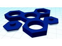 Hexagon Fidget Spinner by hartk1213