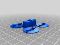 Pinewood Derby Wheel Wind Shields by davevg