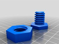 5/8 ACME size Screw and Nut by SpyDrCZ