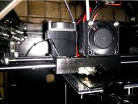 E3D V6 Mount with Fan Replicator2x / Replicator by wundel