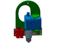 8mm Inductive Probe holder for Taz 5 w/ E3D Titan mount by taxilian