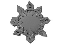 Blood Bowl Scatter Template - Ogre by Sirbats