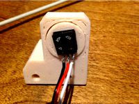 InMoov Omoplate Square Pot Adapter for PivPotholderV2.stl by mayaway