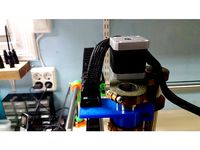 Cablechain holder for Z fits 25mm pipe by CharmedM3D