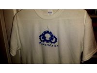 3D Printed TShirt - Printed directly on the shirt by MakerMatic