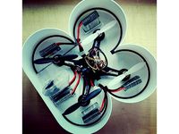 Eachine QX90 Case Box Guard Tilted Camera Mount by BastelOle
