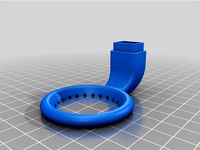 Circular duct fan for WEASY 3D printer by Nguyenhv