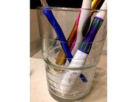 Bottom inner glass (for toothbrush!) by wloche