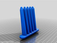 Pegboard Jumper Rack (STL) by abarry