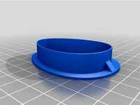Easter Egg Cookie Cutter fixed for better perimeter by lucafx