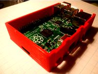 Raspberry Pi B+ Lower Half Case by GuMiner