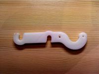 Upgraded Huxley extruder bracket by tommyolofsson