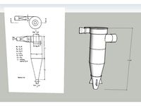 Cyclone Separator for Smaller Printers by Cardwelc