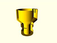 parametric laser adaptor instead of E3d extruder by piodoi