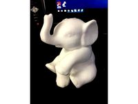 Sitting Elephant with Supports by A_Makers_Life