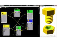 Thread implemented in Graphscad by kolovitz