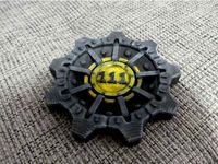 stackable fallout vault door coaster by OneIdMONstr