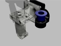 Inductive sensor adapter for Prusa i3  by blanius