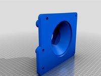 Flange from Renkforce vacuum motor to dust ceperator  by janwillemtv