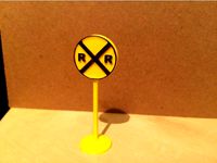 Railroad Crossing Sign (RR) by sr1200