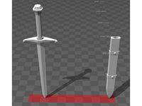 Trunks Sword Life Size by Meisfeld
